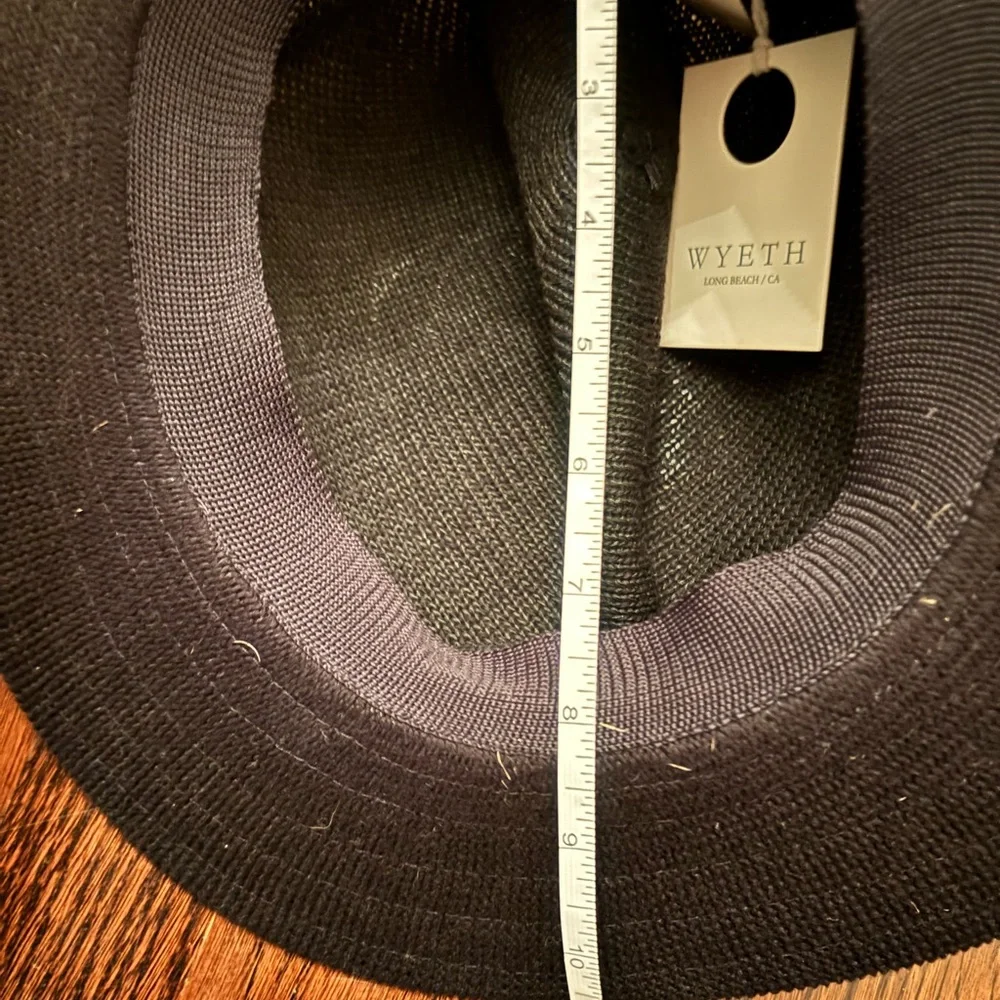 Wyeth by Todd Magill Black Hat with Animal Print Band - Picture 6 of 8